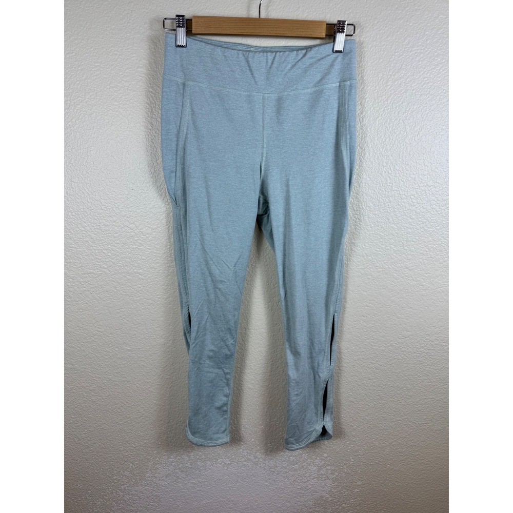 FP Movement Leggings M Blue Stretch Cropped Minimalist Gorpcore‎ Yoga Pilates